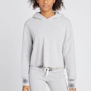 EUC Monrow x soulcycle cropped wheel hoodie size L